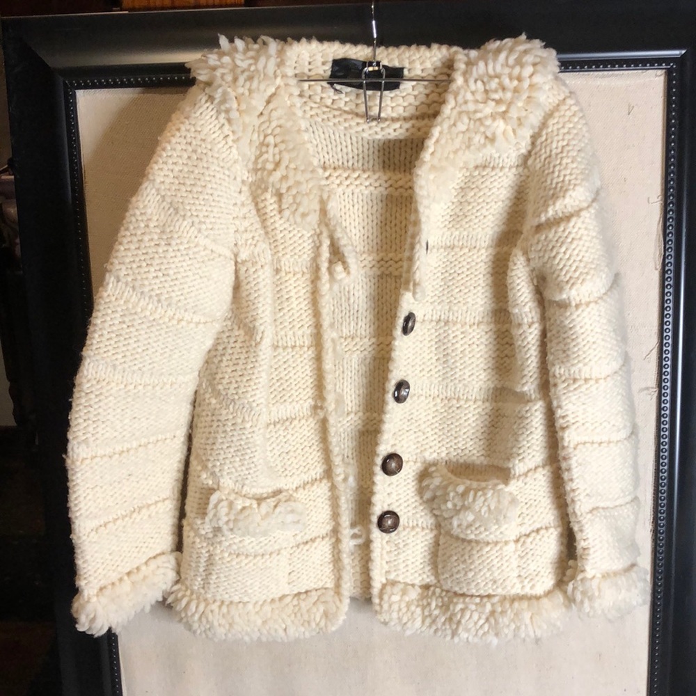 100% WOOL • sweater jacket